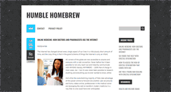 Desktop Screenshot of humblehomebrew.com